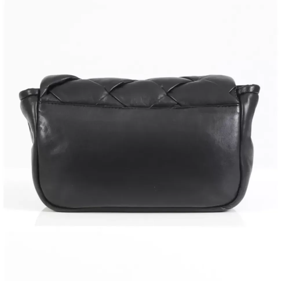 OAKWOOD Accessoires^Lolita Noir - Sac A Main En Cuir Veritable Matelasse