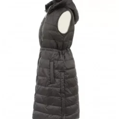 OAKWOOD Gilets^Maggy Noir-Noir - Longue Doudoune Sans Manche