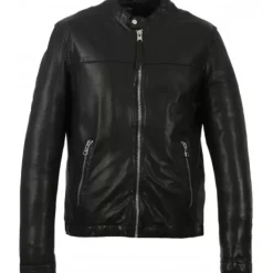 OAKWOOD Blousons^Maiden Noir - Blouson Court En Cuir Veritable