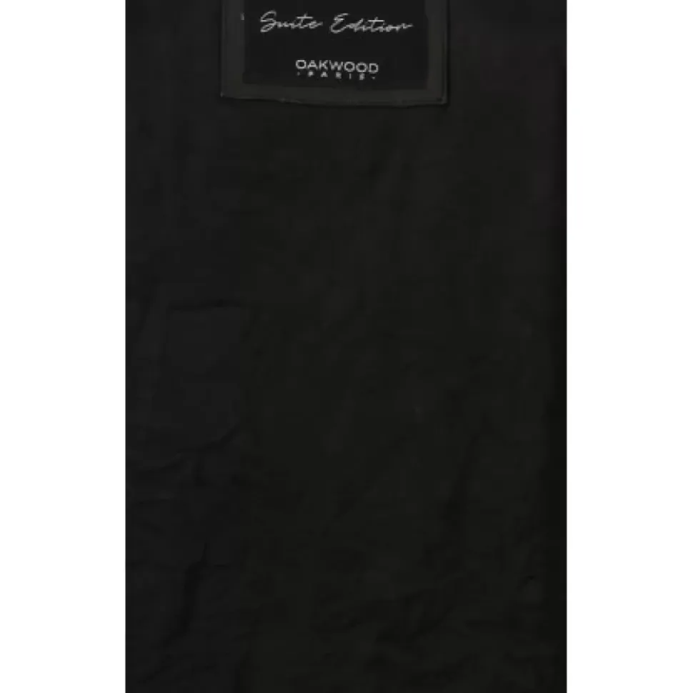OAKWOOD Blousons^Maiden Noir - Blouson Court En Cuir Veritable
