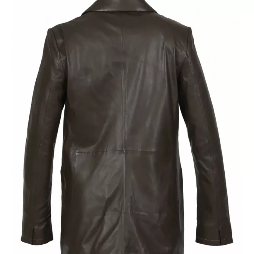 OAKWOOD Vestes^Meg Marron- Blazer En Cuir Veritable De Mouton