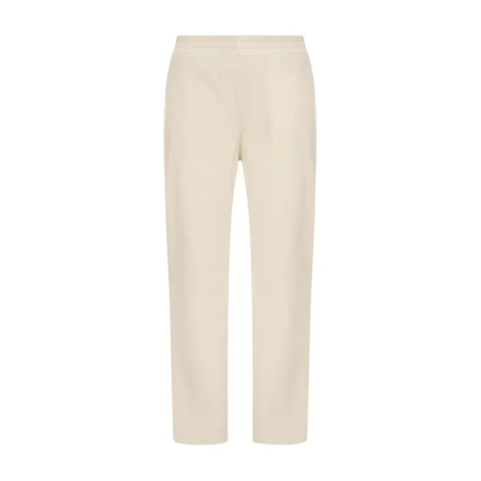 OAKWOOD Pantalons^Mila Coquille - Pantalon Large Taille Haute En Cuir Veritable