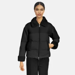OAKWOOD Blousons^Mina Noir - Blouson En Fausse Fourrure / Nylon