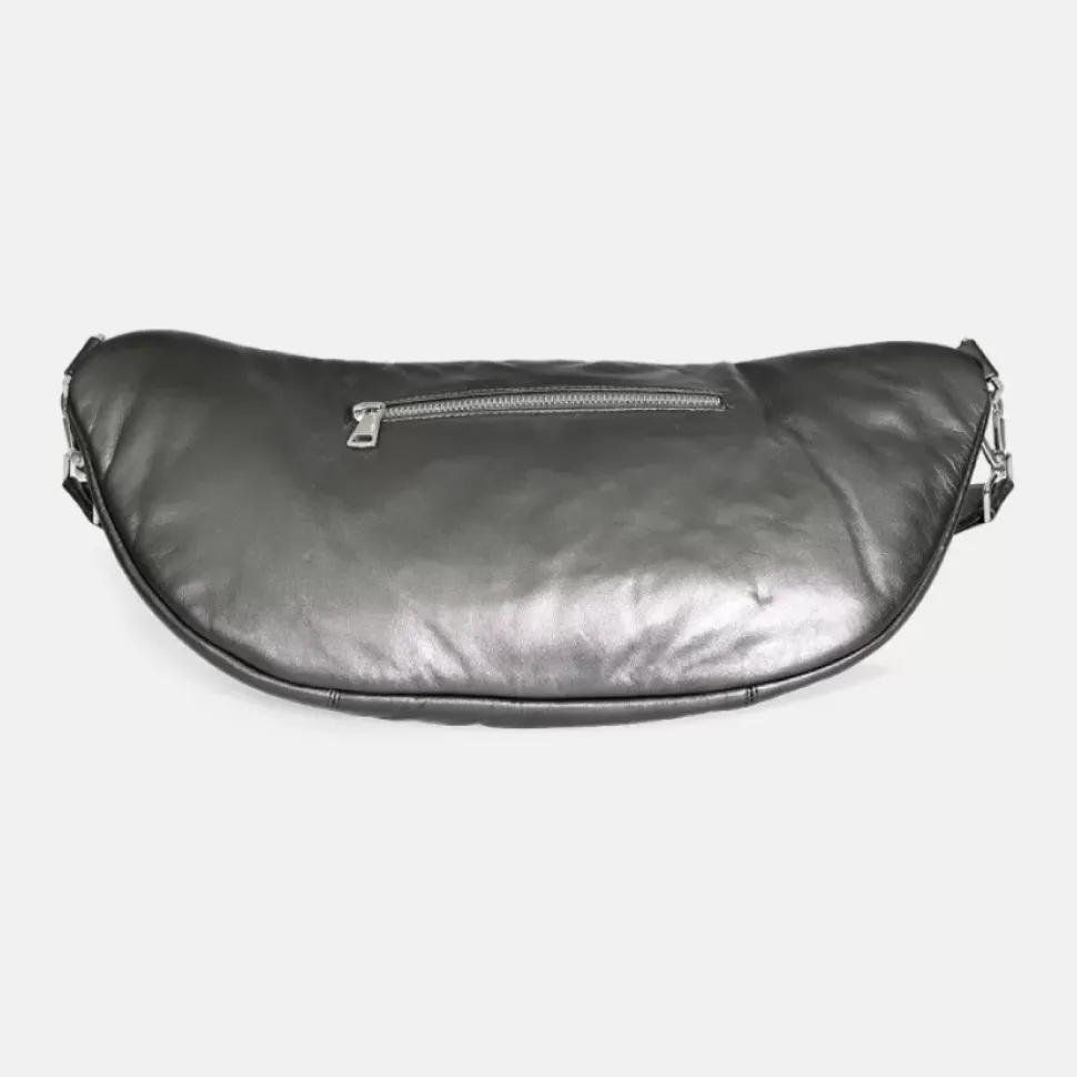 OAKWOOD Accessoires^Murillo Metal Anthracite - Sac En Bandouiliere En Cuir Veritable