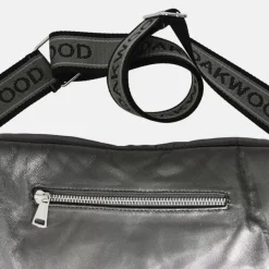 OAKWOOD Accessoires^Murillo Metal Anthracite - Sac En Bandouiliere En Cuir Veritable