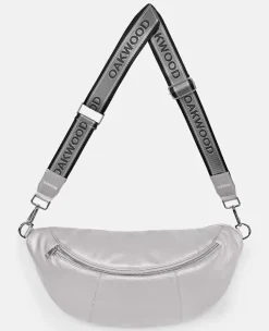 OAKWOOD Accessoires^Murillo Metal Silver - Sac En Bandouiliere En Cuir Veritable