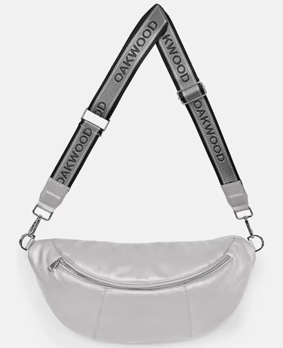 OAKWOOD Accessoires^Murillo Metal Silver - Sac En Bandouiliere En Cuir Veritable