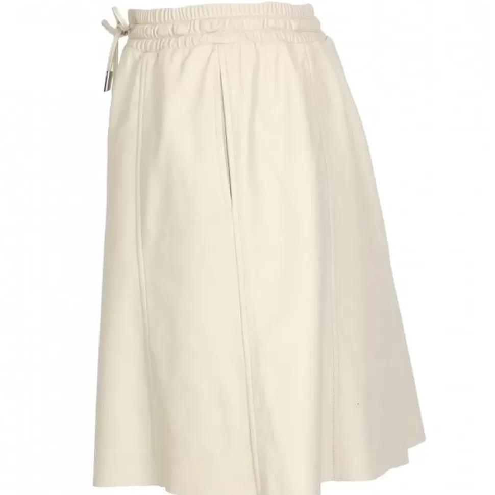 OAKWOOD Jupes Et Shorts^Nina Coquille - Jupe Courte En Cuir Veritable