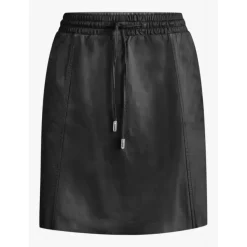 OAKWOOD Jupes Et Shorts^Nina Noir - Jupe Courte En Cuir Veritable