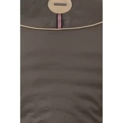 OAKWOOD Doudounes^Popping Beige Fonce - Doudoune Longue En Cuir Veritable Bicolore