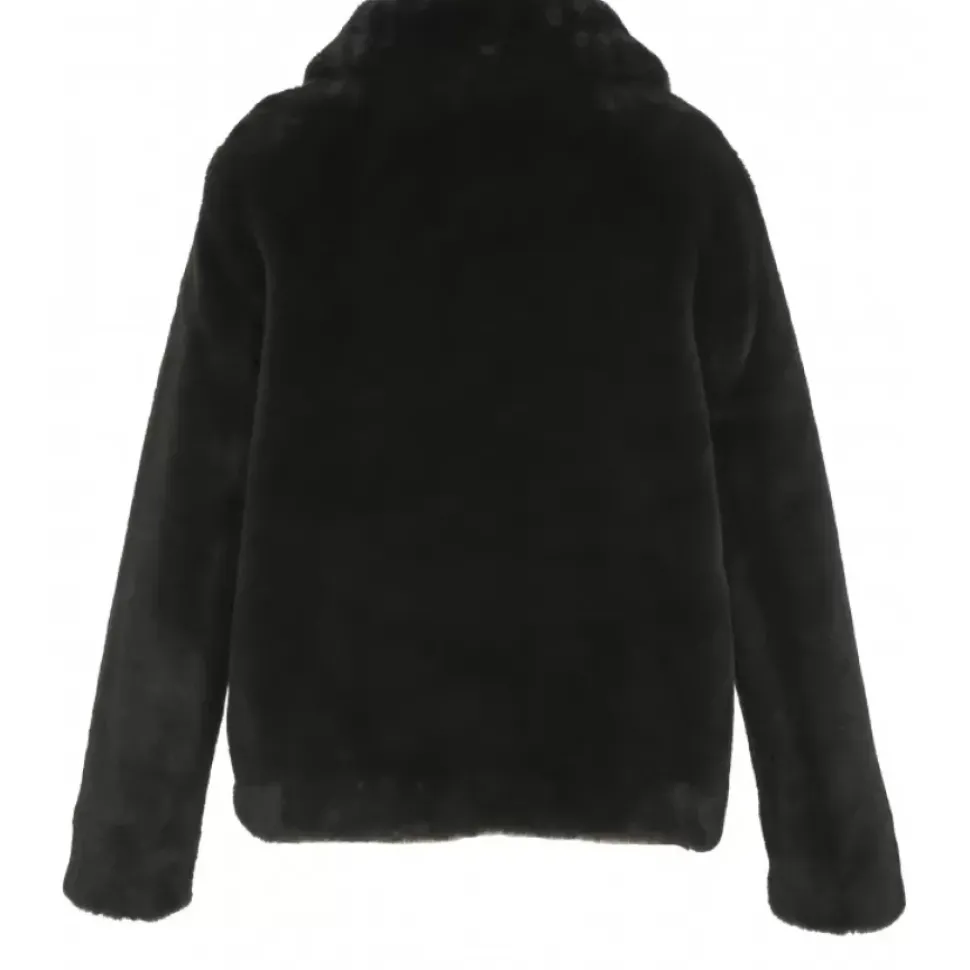 OAKWOOD Manteaux^Possession Gris Fonce - Manteau Court En Fausse Fourrure