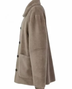 OAKWOOD Manteaux^Remember Taupe - Manteau Reversible En Laine