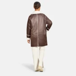 OAKWOOD Vestes^Spectacle Marron Vieilli - Veste Effet Peau Retournee Fourrure Synthetique