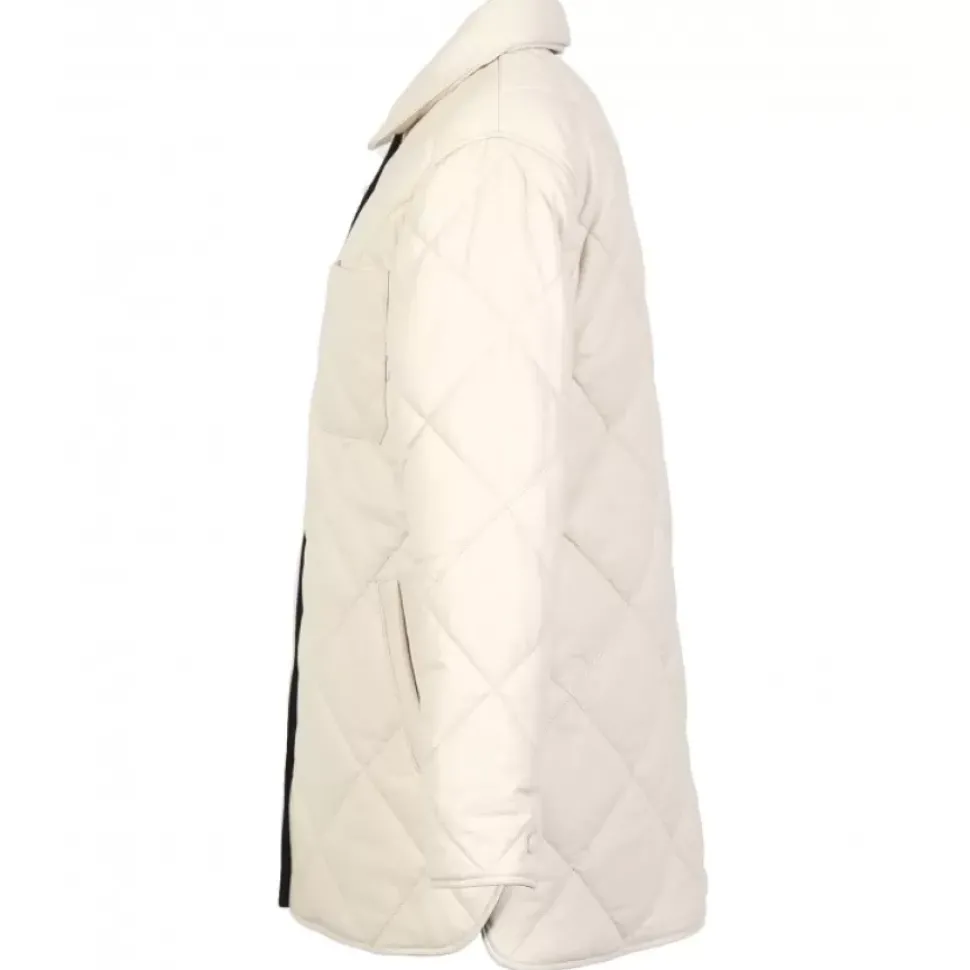OAKWOOD Manteaux^Tocade Coquille - Surchemise Matelassee En Cuir Veritable