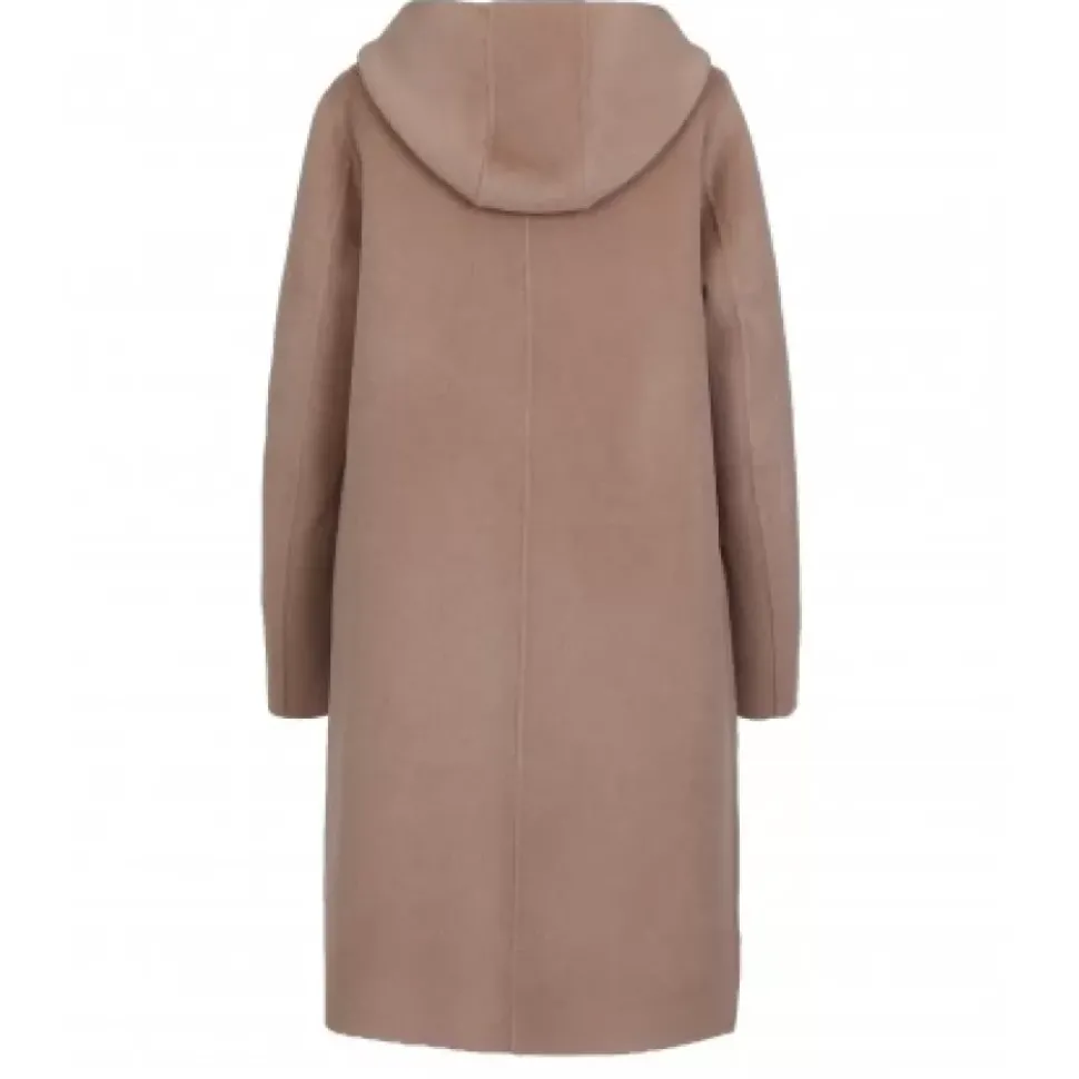 OAKWOOD Manteaux^University Bi Taupe/Beige Clair - Manteau A Capuche Long En Laine