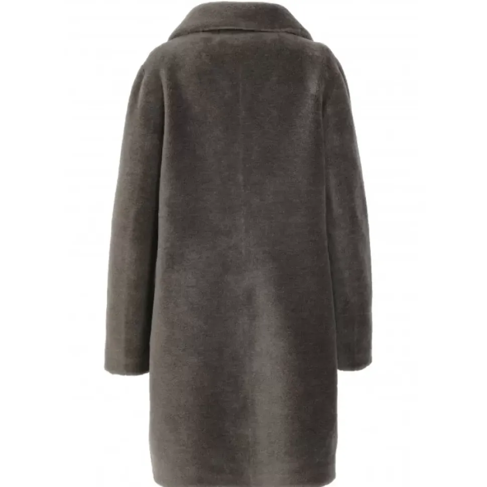 OAKWOOD Manteaux^Venus Kaki Fonce - Manteau Reversible En Laine