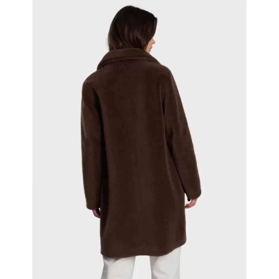 OAKWOOD Manteaux^Venus Marron - Manteau Reversible En Laine