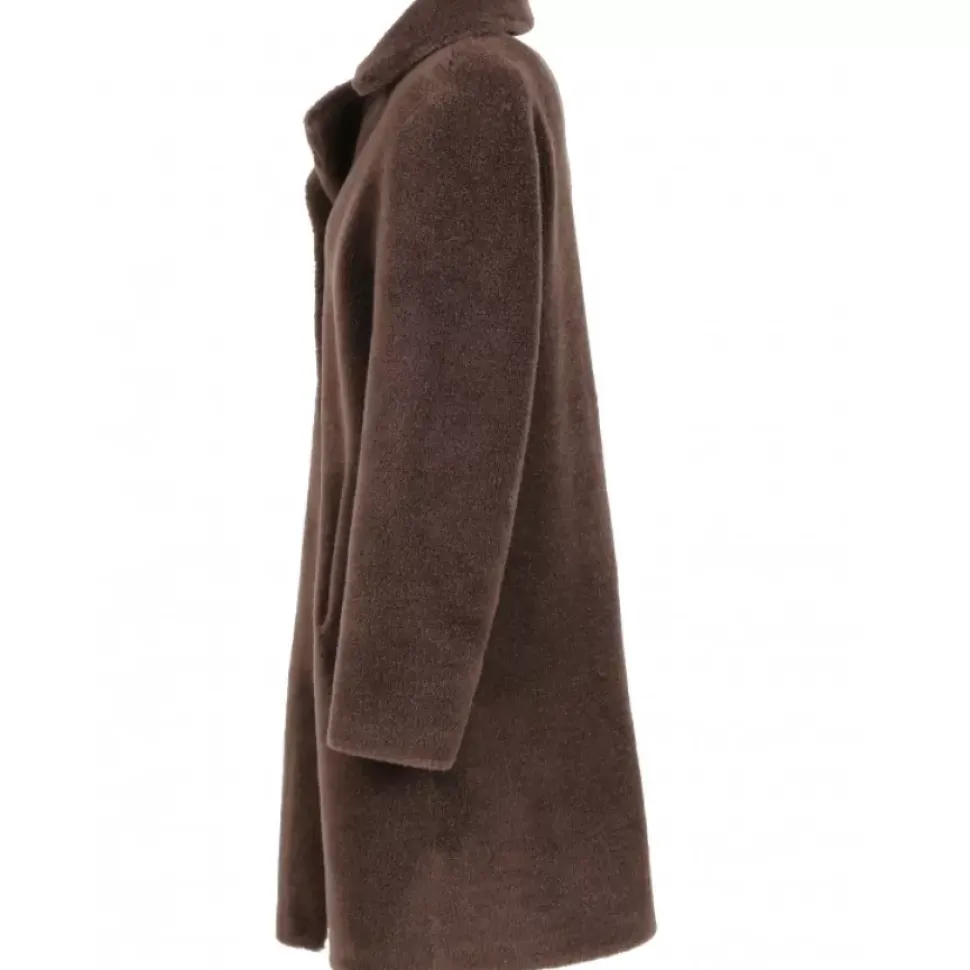 OAKWOOD Manteaux^Venus Marron - Manteau Reversible En Laine
