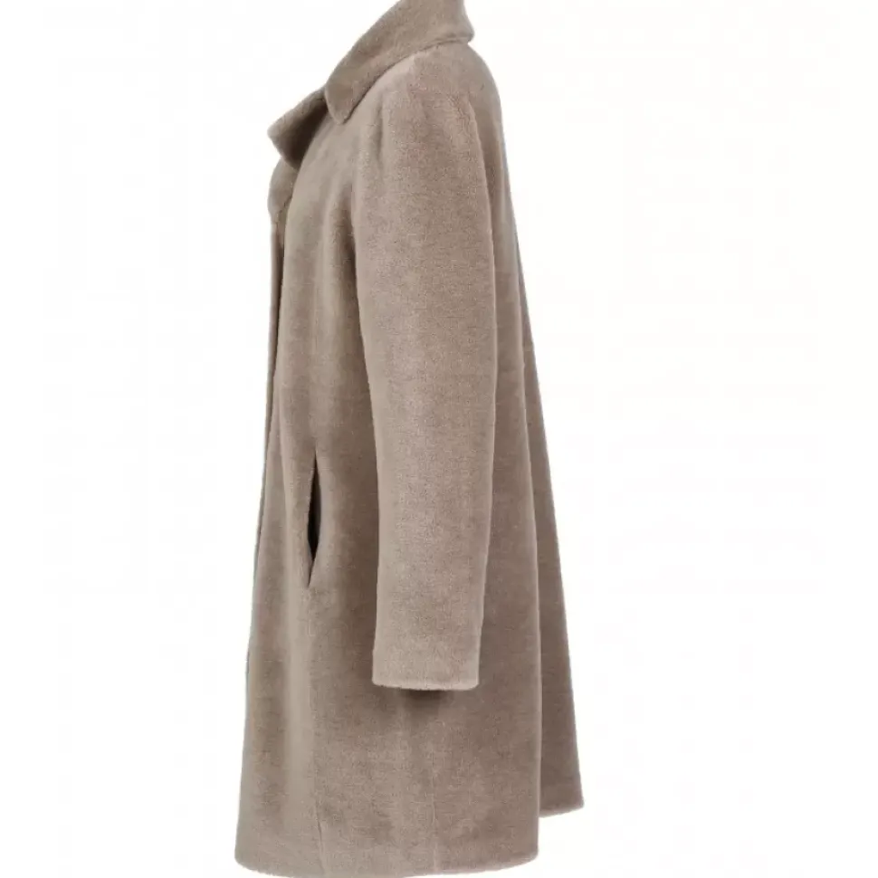 OAKWOOD Manteaux^Venus Taupe - Manteau Reversible En Laine
