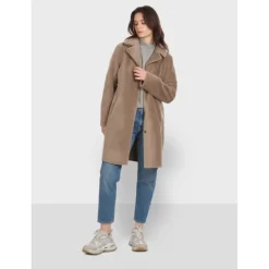 OAKWOOD Manteaux^Venus Taupe - Manteau Reversible En Laine