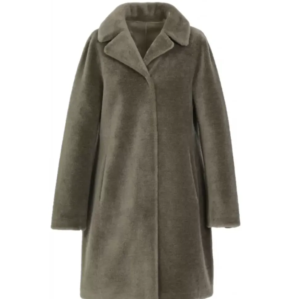 OAKWOOD Manteaux^Venus Vert Pale - Manteau Reversible En Laine