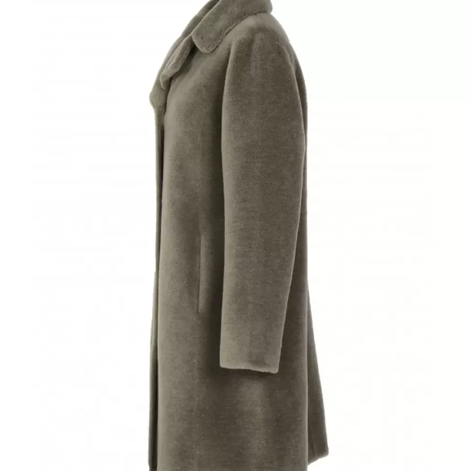 OAKWOOD Manteaux^Venus Vert Pale - Manteau Reversible En Laine