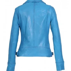 OAKWOOD Blousons^Video Denim - Blouson En Cuir Veritable Effet Lave